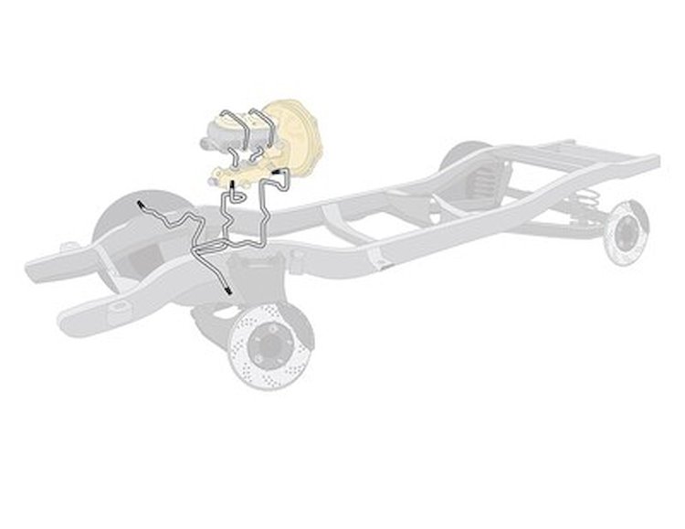 BRAKE LINE KIT STEEL