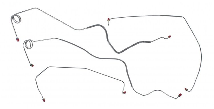 Front Brake Line Kit 1978-1980 Chevy/GMC Pickup 4WD
