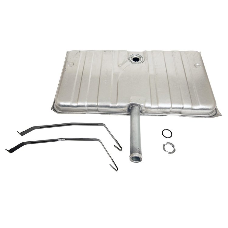 FUEL TANK WITH STRAPS