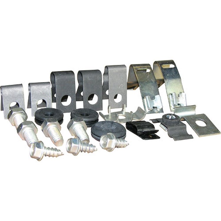 65 -66 8 Cylinder Drum Brake AND Fuel Line Clips 21 Pcs.