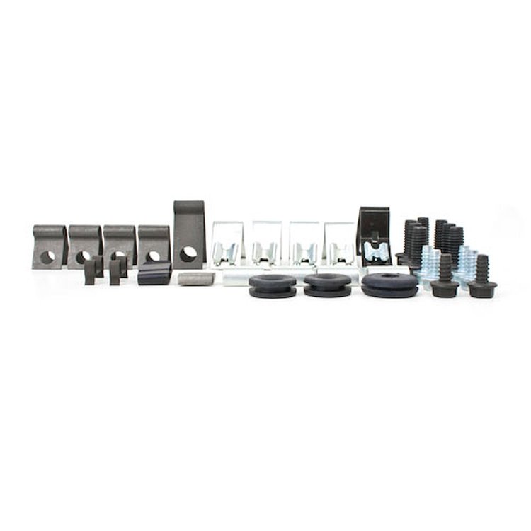 67 8 Cylinder 2pc Frnt to Rear Fuel Hardtop Brake AND Fuel Line Clips 34 Pcs