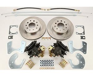 Ford 9" Rear Disc Brake Conversion Kit Non Cross-Drilled Rotors