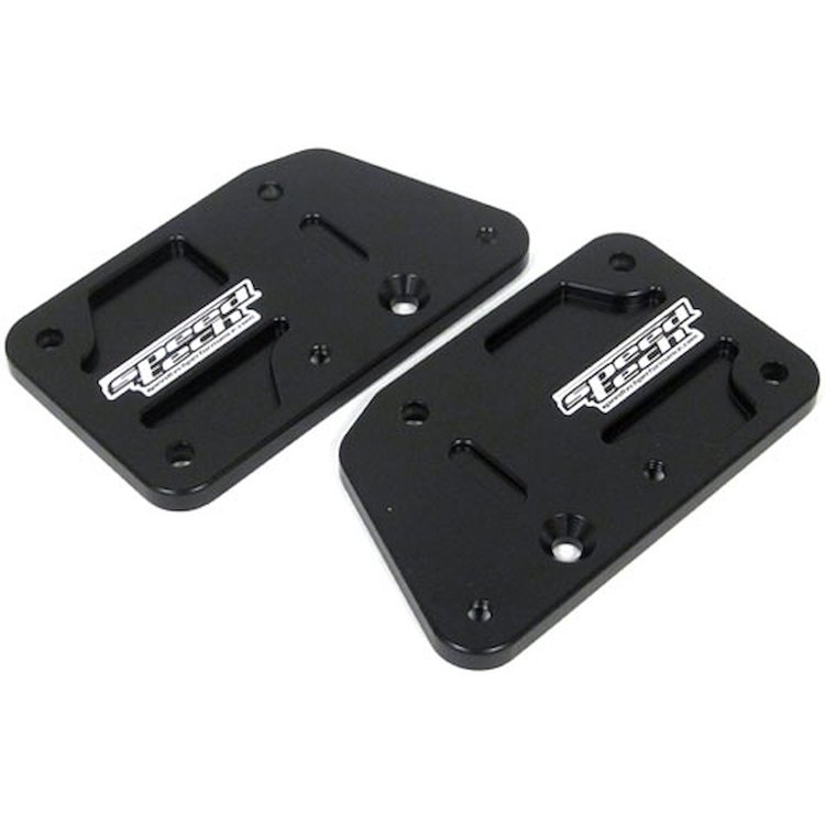 LS Motor Conversion Plates Hard Coated Black