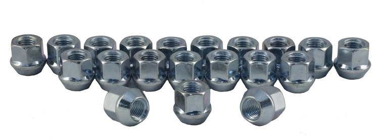 Standard Bulge Acorn Lug Nut Set Open