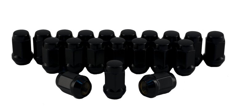 Standard Bulge Acorn Lug Nut Set Closed