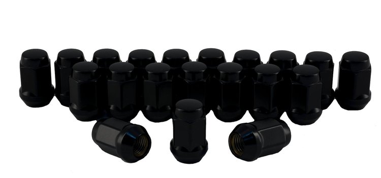 Standard Bulge Acorn Lug Nut Set Closed