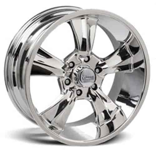 Rocket Booster 6 Size 20x9 5x5.50 Bolt Pattern 0 Offset 5.00 Backspace Chrome
