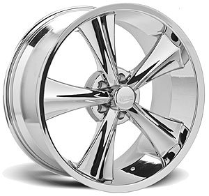 Modern Muscle Booster Wheel - Chrome 2005-Up Mustang
