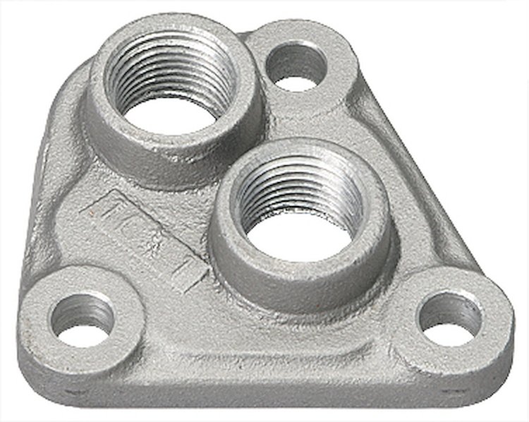 Bolt-On Oil Filter Bypass Adapter 1959-64 Pontiac