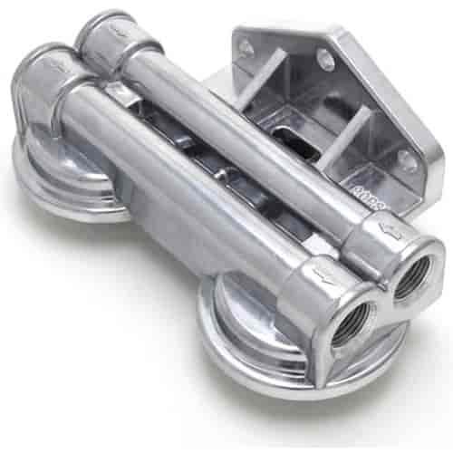 Remote Oil Filter Bracket Dual