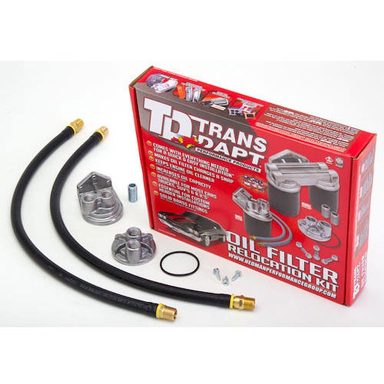 Single Oil Filter Relocation Kit Buick, Cadillac, Oldsmobile, Pontiac V8