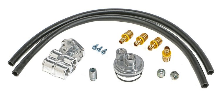Single Oil Filter Relocation Kit