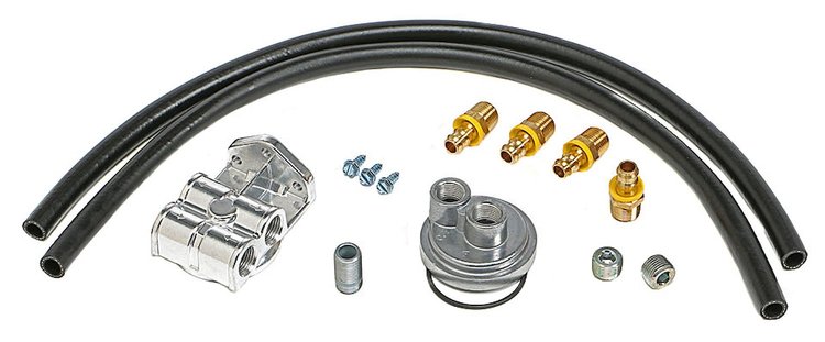 Single Oil Filter Relocation Kit