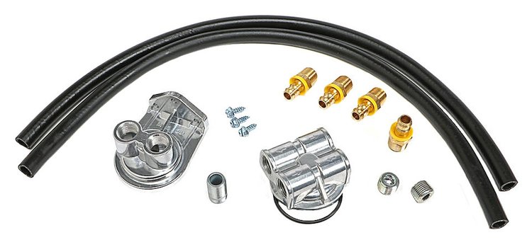 Single Oil Filter Relocation Kit