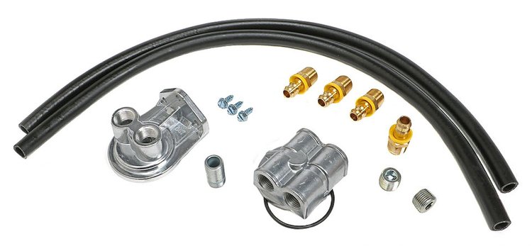 Single Oil Filter Relocation Kit