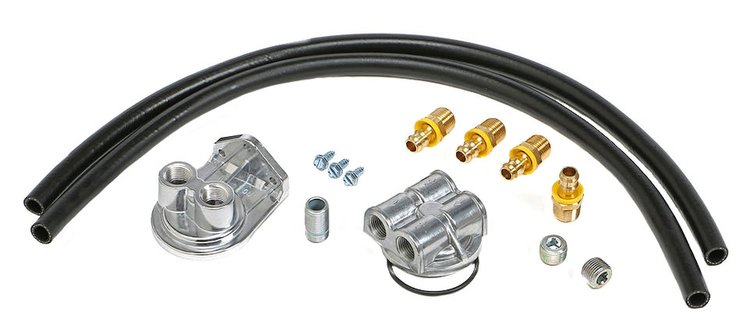 Single Oil Filter Relocation Kit