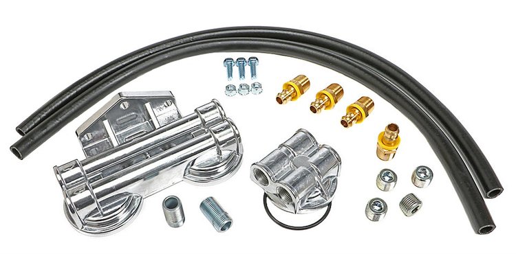 Dual Oil Filter Relocation Kit