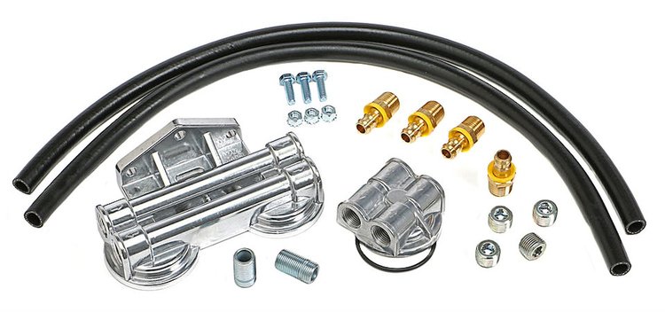 Dual Oil Filter Relocation Kit
