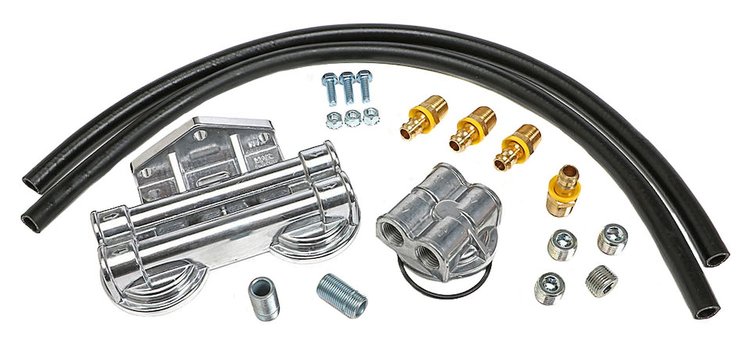 Dual Oil Filter Relocation Kit