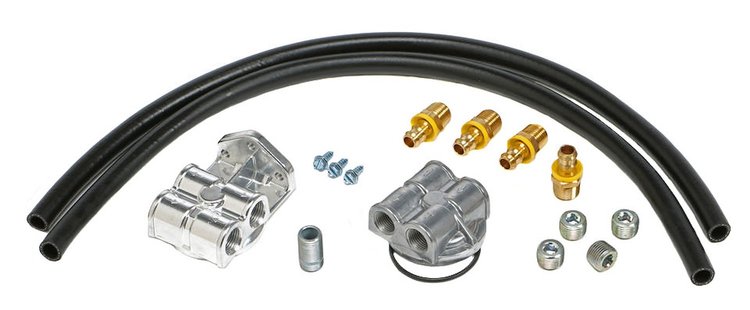 Single Oil Filter Relocation Kit
