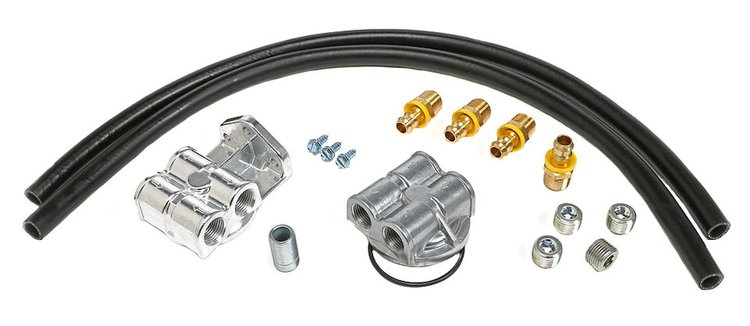 Single Oil Filter Relocation Kit