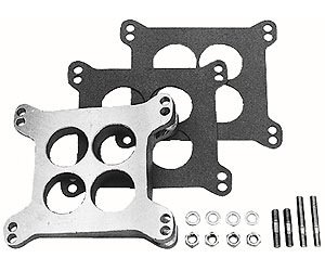 Holley & AFB 4-bbl 8° Leveling Block Carburetor Spacer Ported