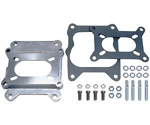 Carburetor Adapter 2V Carburetor to Quadrajet Base
