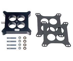 Swirl Torque Carburetor Spacer 1" Holley Square Bore with PCV 4-bbl