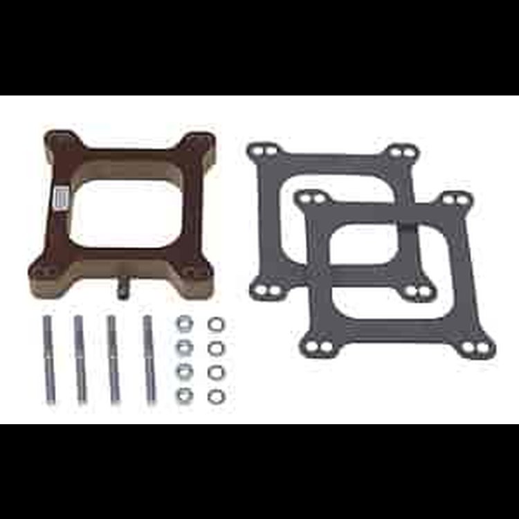 1" 4-bbl Holley/AFB Carburetor Spacer Open With PCV