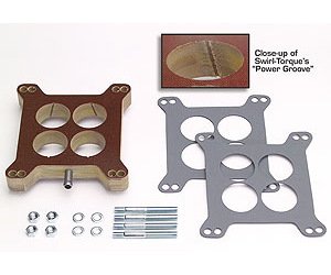 Swirl Torque Carburetor Spacer 1" Holley/AFB with PCV 4-bbl