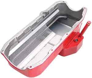 Econo Series Oil Pan For circle track, wet sump, and 1979-85 SB-Chevy