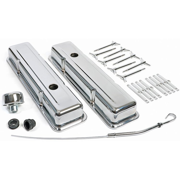Classic Style Chrome Engine Dress-Up Kit 1958-86 Small Block Chevy