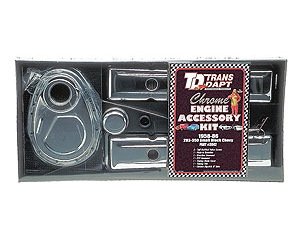 Timing Cover Style Chrome Engine Dress-Up Kit 1958-86 Small Block Chevy