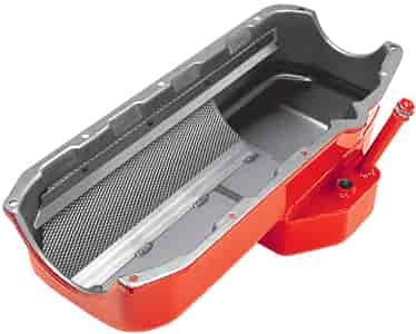 Econo Series Oil Pan For circle track, wet sump, and 1955-78 SB-Chevy