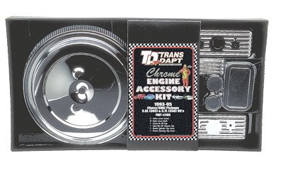 Pickup Truck Style Chrome Engine Dress-Up Kit 1993-95 GM Truck 305-350 5.0L/5.7L TBI V8 Includes: