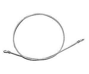 Replacement Hood Pin Lanyards Steel with Plastic Sheathing