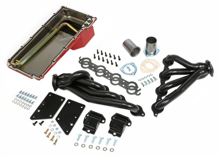 42161 Engine Swap-In-A-Box Kit for GM LS (Gen III/IV) Engine w/ Factory Heads, 1982-2004 GM S10/S15/Blazer 2WD