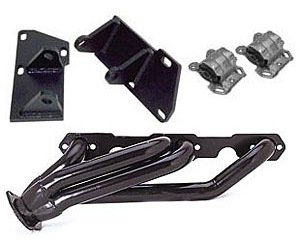 Clamshell Mounts Kit Small Block Chevy V8 into S10/Blazer 4WD