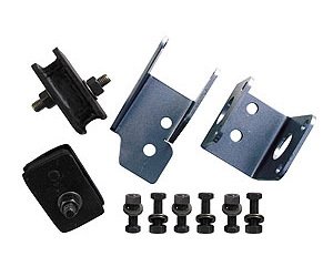 Engine Swap Motor Mount Kit Mopar 340-360 (LA Series) into 1967-1972 Mopar A-Body Chassis with Slant 6-Cyl