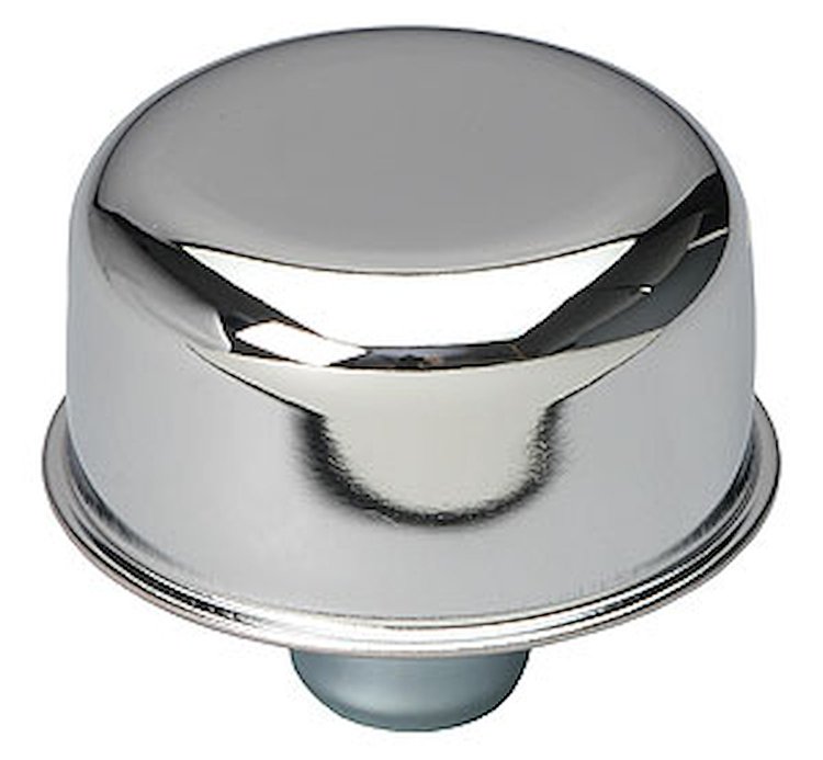 Chrome Valve Cover Breather Push-In