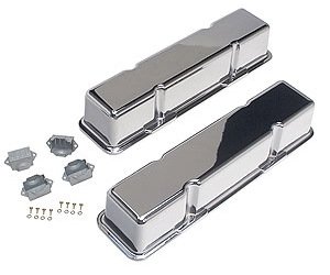 Cast Aluminum Valve Covers 1958-86 Small Block Chevy