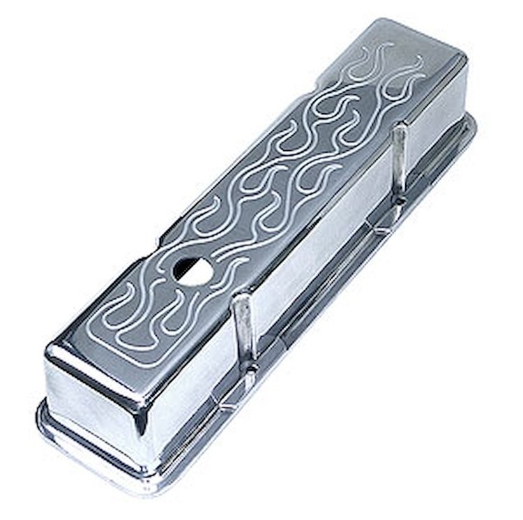 Cast Aluminum Valve Covers 1958-86 Small Block Chevy