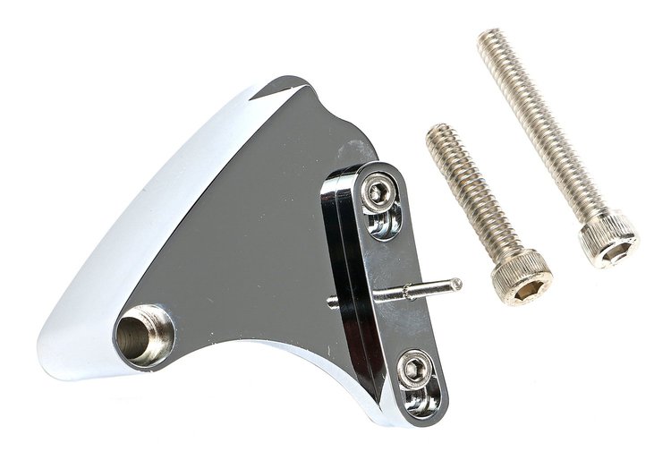 Chrome and Polished Aluminum Timing Tab Fits Small Block Chevy