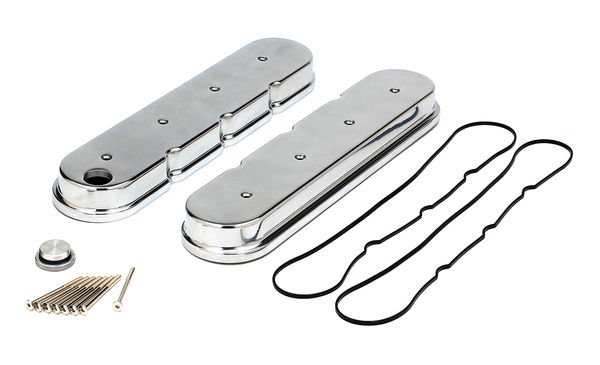Cast Aluminum Valve Covers Chevy LS Series (Centerbolt)