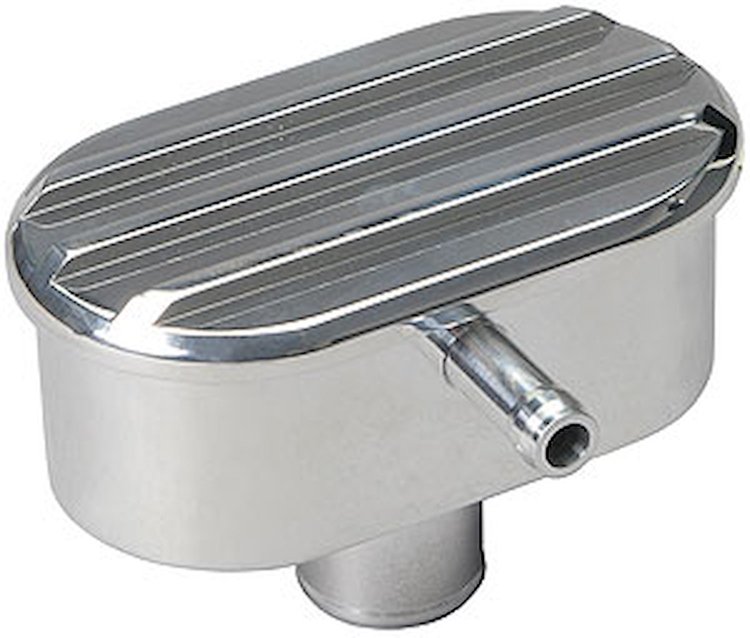 Aluminum Oval Valve Cover Breather Push-In