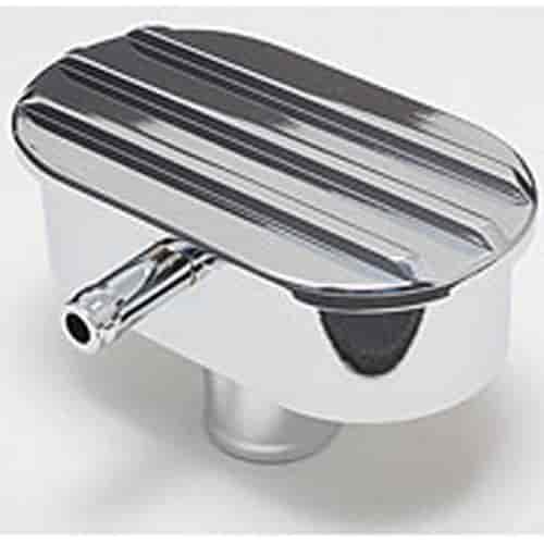 Aluminum Oval Valve Cover Breather Push-In