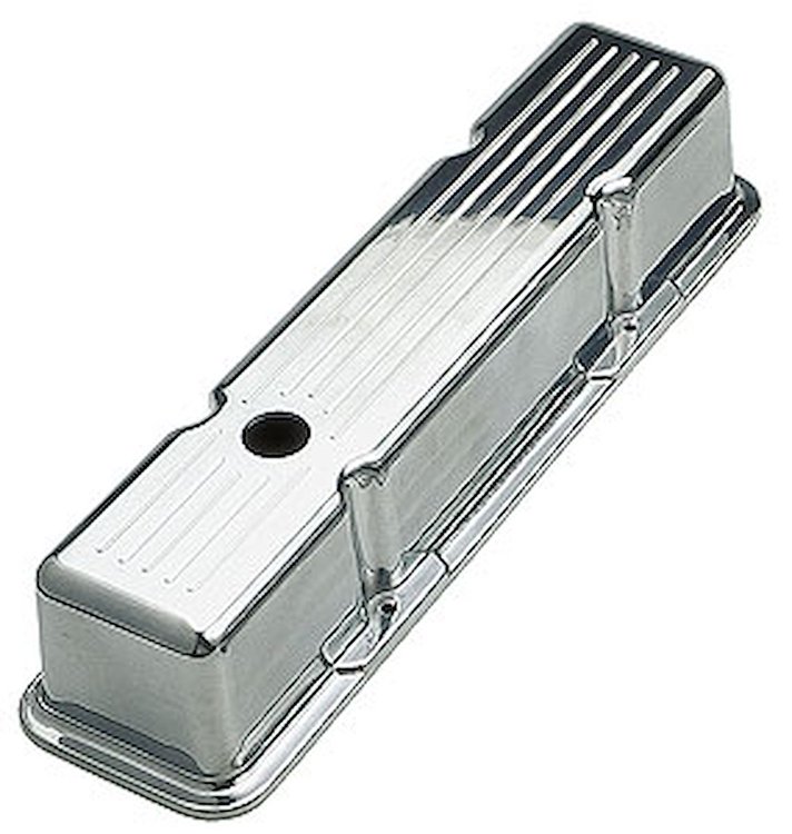 Cast Aluminum Valve Covers 1958-86 Small Block Chevy