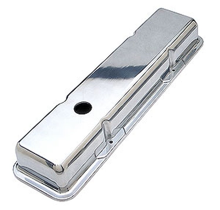 Cast Aluminum Valve Covers 1958-86 Small Block Chevy