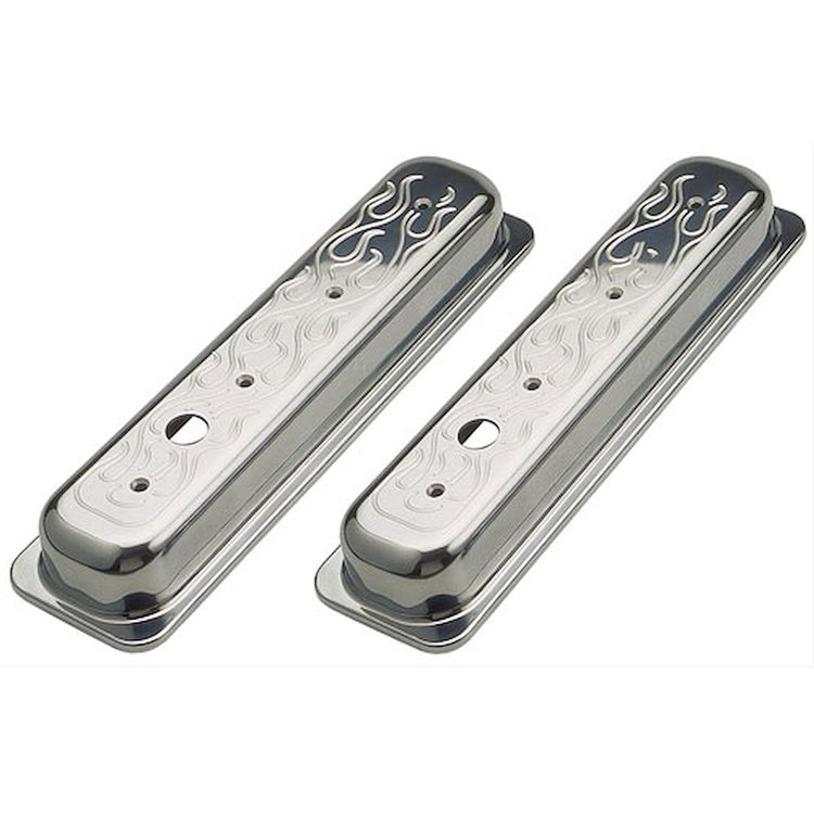 Cast Aluminum Valve Covers 1987-99 Small Block Chevy (Centerbolt)