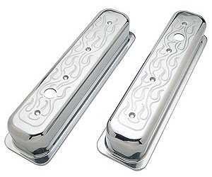 Cast Aluminum Valve Covers 1987-99 Small Block Chevy (Centerbolt)
